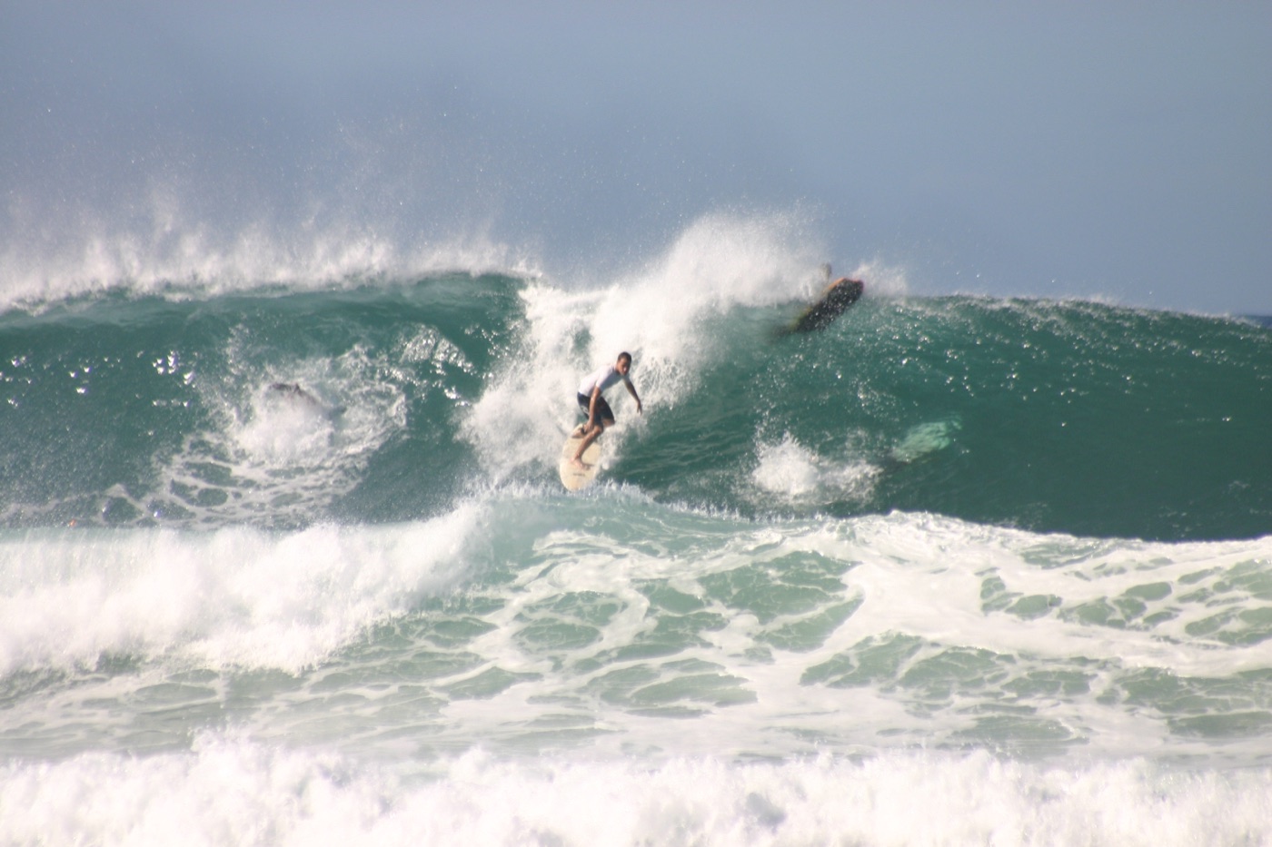 Chris Kretzman surfing